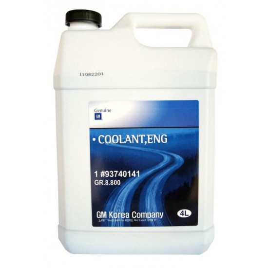 GM Coolant (-38C, синий) 4л.