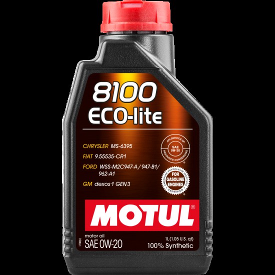 MOTUL 8100 ECO-LITE 0W-20 60л. MOTUL 8100 ECO-LITE 0W-20 60л.